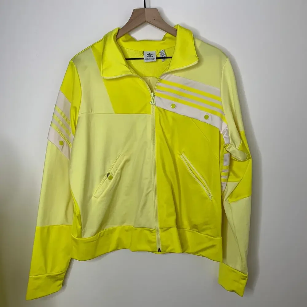Adidas x Danielle Cathari Zip Up and Pant Suit Set Tracksuit Yellow Rare Womens - Picture 7 of 16